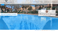 Desktop Screenshot of orangecreekapartmenthomes.com